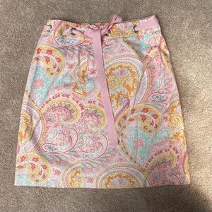 Vintage Bamboo Traders Paisley CHIC Spring Garden Skirt size 8P